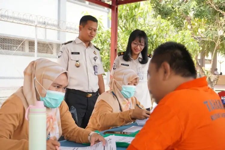 Skrining HIV di Rutan Klas 1 Tangerang, Dua Warga Binaan Positif