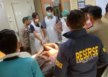 DITEMUKAN : Korban tenggelam di Danau Retensi KP3B, ditemukan tim pencari. (ISTIMEWA)