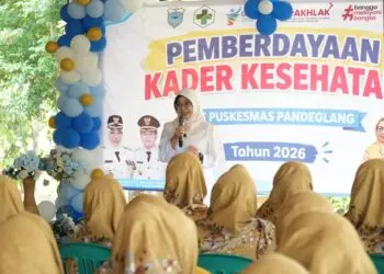 PEMBINAAN -- Kegiatan Pembinaan dan Pemberdayaan Kader Posyandu Kecamatan Majasari dan Kecamatan Pandeglang, yang digelar di Cafe Ne'u. (ISTIMEWA)
