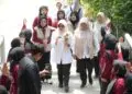 Bupati Pandeglang Raden Dewi Setiani, dalam sebuah kegiatan kedaerahan. (ISTIMEWA)