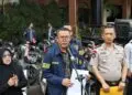 MEMYAMPAIKAN KETERANGAN : Direktur Reskrimum Polda Banten AKBP Fauzan Syahril (tengah), menyampaikan keterangan kepada wartawan. (ISTIMEWA)
