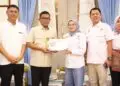 AUDIENSI -- Gubernur Banten Andra Soni, beraudiensi dengan jajaran pengurus KORMI Provinsi Banten. (ISTIMEWA)