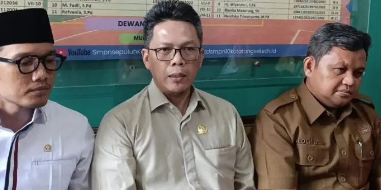 DPRD Tangsel Tinjau SMPN 10 Terkait Dugaan Perundungan, Tekankan Pemulihan Psikologis Korban