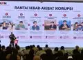 MEMBERIKAN EDUKASI : Wakil Ketua KPK RI Ibnu Basuki Widodo, memberikan edukasi pencegahan tindak pidana korupsi terhadap istri dan anggota DPRD Banten. (ISTIMEWA)