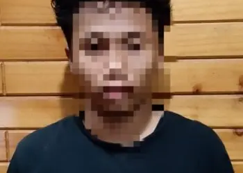 Tersangka pengedar sabu jenis tembakau sintetis, diamankan ke Mapolres Serang. (ISTIMEWA)