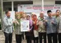 APEL PAGI -- Apel pagi di lingkungan Setda Pandeglang, diwarnai dengan pelepasan dua pejabat yang memasuki purna tugas, Kamis (29/10/2026). (ISTIMEWA)