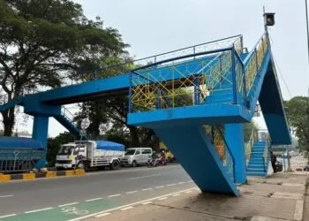 JPO Jalan Daan Mogot Tangerang Kini Bisa Dipergunakan Lagi