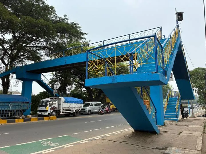 JPO Jalan Daan Mogot Tangerang Kini Bisa Dipergunakan Lagi