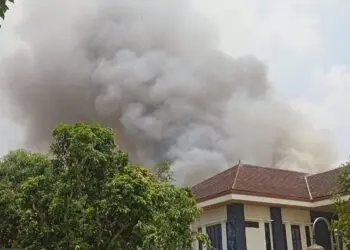 Gedung Pengadilan Tinggi Agama Banten Terbakar