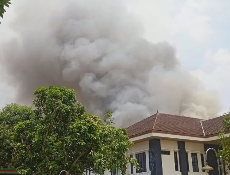 Gedung Pengadilan Tinggi Agama Banten Terbakar