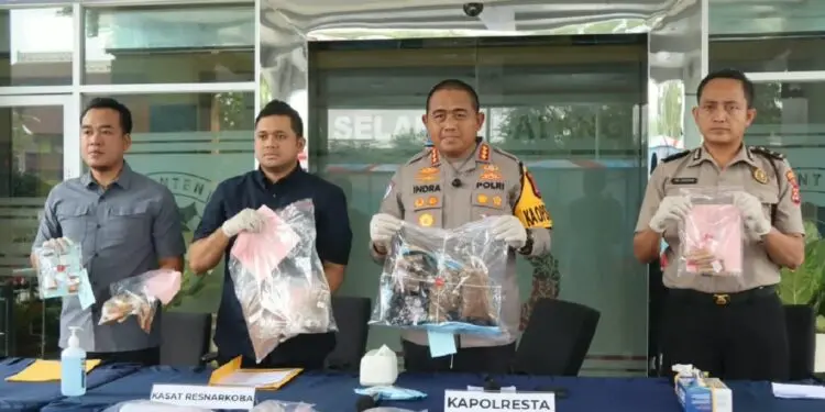 Polresta Tangerang Bongkar Jaringan Tembakau Sintetis Lintas Wilayah