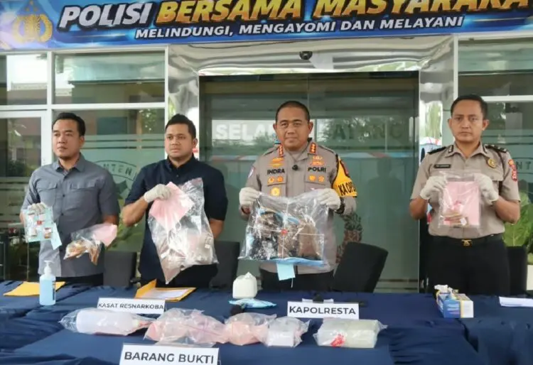 Polresta Tangerang Bongkar Jaringan Tembakau Sintetis Lintas Wilayah