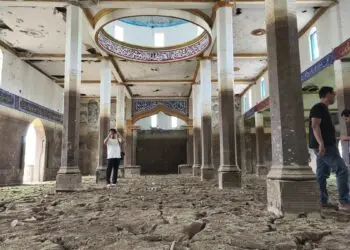 Memutar Kembali Kenangan di Masjid Al-Muzahidin Somang Ketika Waduk Karian Surut