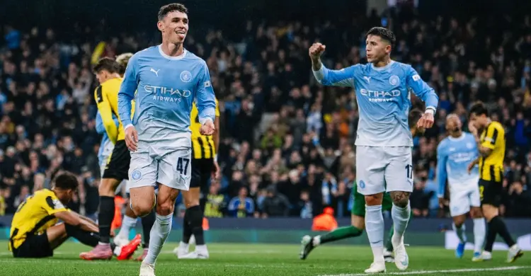 Phil Foden Hattrick, Manchester Ciy Pesta Gol