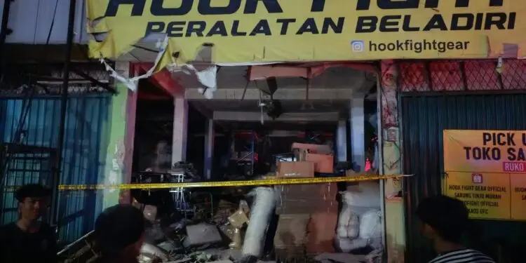 Ledakan Mirip Bom Guncang Pasar Cimanggis Ciputat
