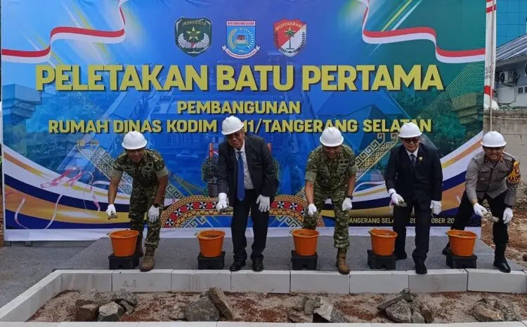 Pemkot Tangsel Gelontorkan Rp8 Miliar Buat Bangun Markas Kodim