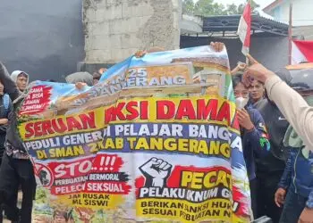 Ratusan Siswa SMAN 25 Kabupaten Tangerang Gelar Demo di Sekolah