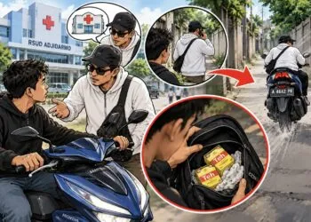Tas Isi Teh Jadi Umpan, Motor Pemuda Lebak Digondol OTK