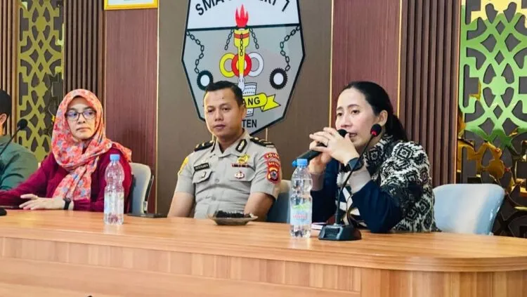 Cegah Kekerasan dan Kejahatan Siber, Pelajar SMA Negeri 1 Kota Serang Diberikan Pemahaman