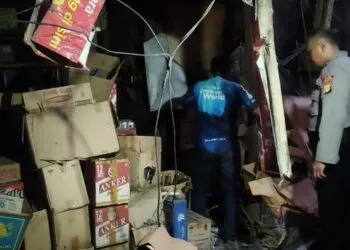 Polisi Temukan Tempat Penyimpanan Miras di Lokasi Ledakan Pasar Cimanggis