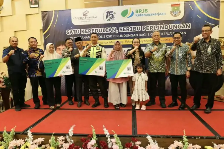 Pemkab Tangerang Gandeng Ciputra, Lindungi 1.000 Pekerja Rentan Lewat CSR BPJS Ketenagakerjaan