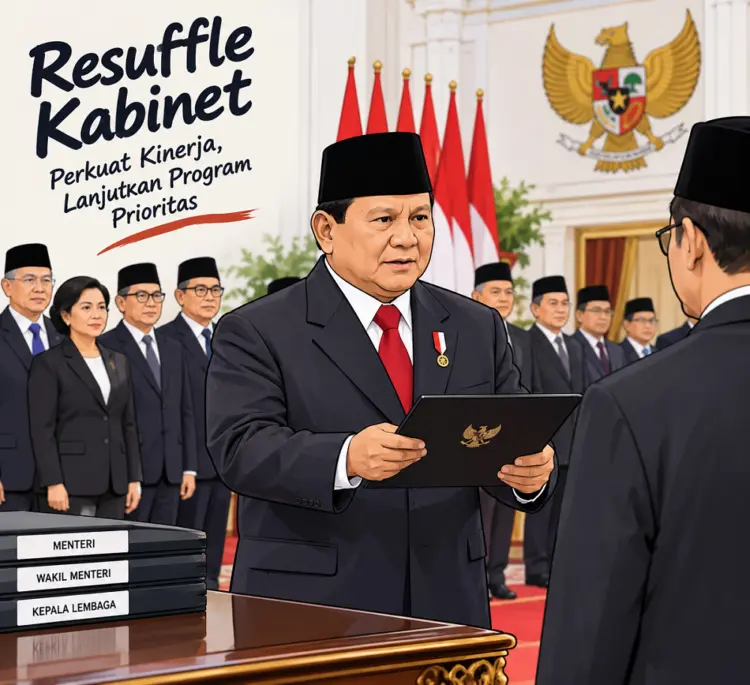 Presiden Reshuffle Kabinet, 16 Pejabat Dilantik di Sejumlah Posisi Strategis