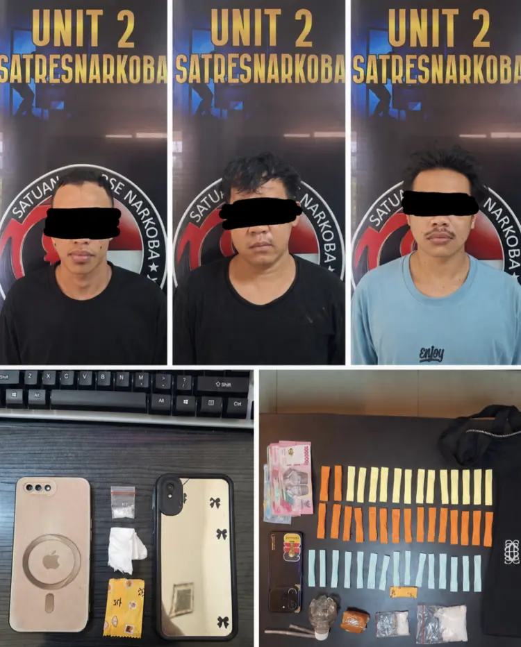 Polres Lebak Bongkar Peredaran Sabu di Cipanas, 55,3 gr Disita